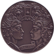Монета 1 рубль. 2014 год, Беларусь. Близнецы (Gemini). Монета 1 рубль. 2014 год, Беларусь. Близнецы (Gemini).