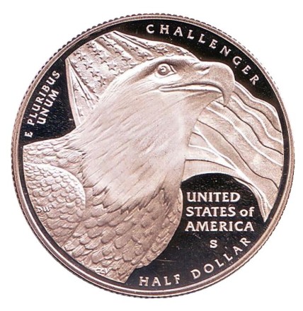 Монета 50 центов. 2008 год (S), США. Белоголовый орлан. Монета 50 центов. 2008 год (S), США. Белоголовый орлан.