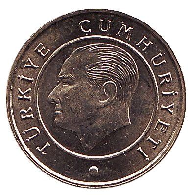 Монета 5 курушей. 2018 год, Турция. UNC. Монета 5 курушей. 2018 год, Турция. UNC.