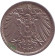 Монета 5 пфеннигов. 1914 год (F), Германская империя.