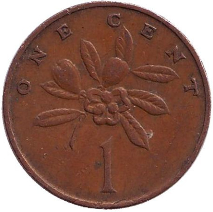 Монета 1 цент, 1969 год, Ямайка. Аки. (Блигия вкусная).
