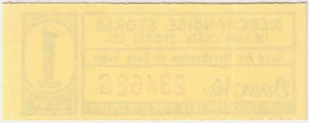 Ордер на 1 цент. Угледобывающая компания США. Шпицберген, 1915 год.