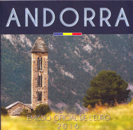 Набор монет евро Андорры (8 шт.), 2016 год, Андорра. Набор монет евро Андорры (8 шт.), 2016 год, Андорра.