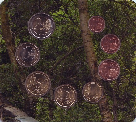 Набор монет евро Андорры (8 шт.), 2016 год, Андорра. Набор монет евро Андорры (8 шт.), 2016 год, Андорра.