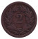 Монета 2 раппена. 1850 год, Швейцария. Монета 2 раппена. 1850 год, Швейцария.
