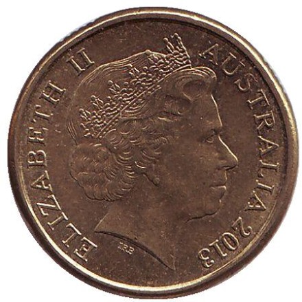 Монета 2 доллара. 2013 год, Австралия. Старейшина аборигенов. Монета 2 доллара. 2013 год, Австралия. Старейшина аборигенов.