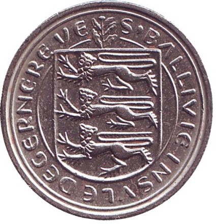 Монета 5 пенсов. 1982 год, Гернси. Лилия. Монета 5 пенсов. 1982 год, Гернси. Лилия.