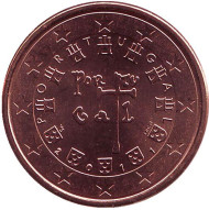 Монета 5 центов, 2011 год, Португалия.