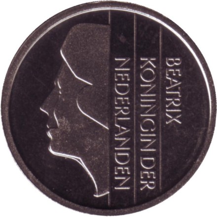 Монета 25 центов. 1992 год, Нидерланды. BU. Монета 25 центов. 1992 год, Нидерланды. BU.