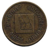 Automatic Holland. Koffie serveren? automatiseren! Жетон кофейного автомата, Нидерланды.