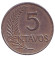 Монета 5 сентаво. 1926 год, Перу. Монета 5 сентаво. 1926 год, Перу.