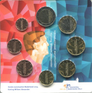 Набор монет евро в планшетке. 2014 год, Нидерланды. Набор монет евро в планшетке. 2014 год, Нидерланды.