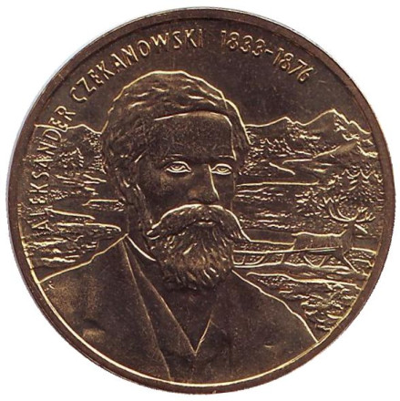 Монета 2 злотых, 2004 год, Польша. Александр Чекановский.