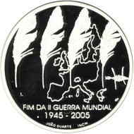 Монета 8 евро. 2005 год, Португалия. Серебро. Proof 60-летие окончания Второй мировой войны. Монета 8 евро. 2005 год, Португалия. Серебро. Proof 60-летие окончания Второй мировой войны.