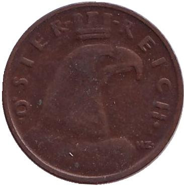 Монета 100 крон. 1924 год, Австрия. Монета 100 крон. 1924 год, Австрия.