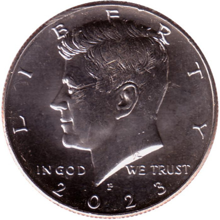 Монета 1/2 доллара (50 центов), 2023 год (P), США. Джон Кеннеди.