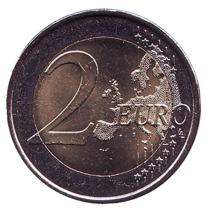 Монета 2 евро. 2019 год, Испания.