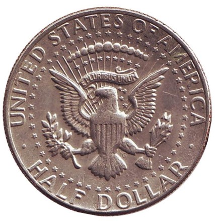 Монета 50 центов. 1982 год (D), США. Джон Кеннеди. Монета 50 центов. 1982 год (D), США. Джон Кеннеди.