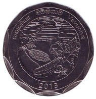 Монета 10 рупий. 2013 год, Шри-Ланка. Вавуния. Округа Шри-Ланки. Монета 10 рупий. 2013 год, Шри-Ланка. Вавуния. Округа Шри-Ланки.