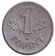 Монета 1 форинт. 1974 год, Венгрия. Монета 1 форинт. 1974 год, Венгрия.