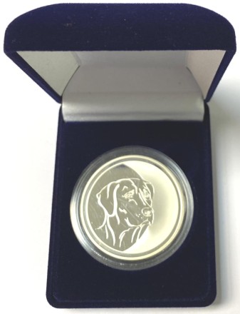 Футляр (коробка) прямоугольный для одной монеты диаметром до 46 мм. Производство Китай. 61х79х32 мм.