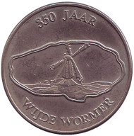 350 лет Вейдевормеру. Сувенирный жетон. 1976 год, Нидерланды.
