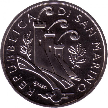 Монета 10 евро. 2022 год, Сан-Марино. Год быка. Монета 10 евро. 2022 год, Сан-Марино. Год быка.