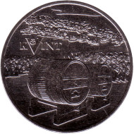 Монета 25 рублей. 2021 год, Приднестровье. Тираспольский винно-коньячный завод «KVINT».