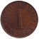 Монета 1 сент. 1939 год, Эстония.