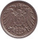 Монета 5 пфеннигов. 1915 год (D), Германская империя. Немагнитная. Монета 5 пфеннигов. 1915 год (D), Германская империя. Немагнитная.