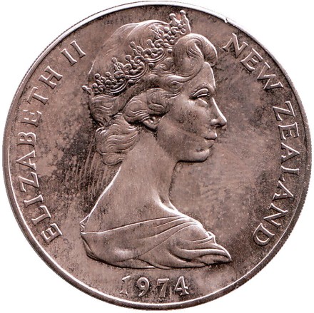 Монета 1 доллар, 1974 год, Новая Зеландия. X Британские Игры Содружества. (Крайстчерч, Новая Зеландия). Монета 1 доллар, 1974 год, Новая Зеландия. X Британские Игры Содружества. (Крайстчерч, Новая Зеландия).