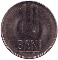 Монета 10 бани. 2006 год, Румыния. Монета 10 бани. 2006 год, Румыния.