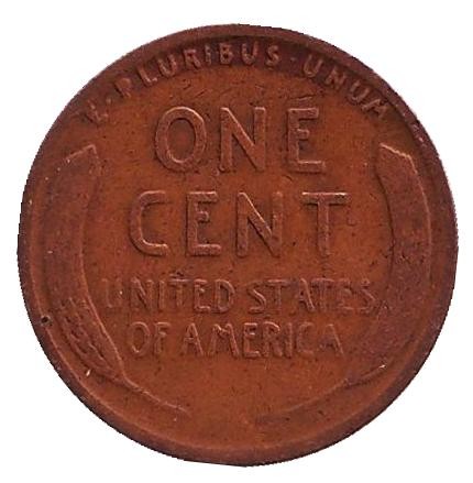 Монета 1 цент. 1915 год (P), США. Линкольн. Монета 1 цент. 1915 год (P), США. Линкольн.
