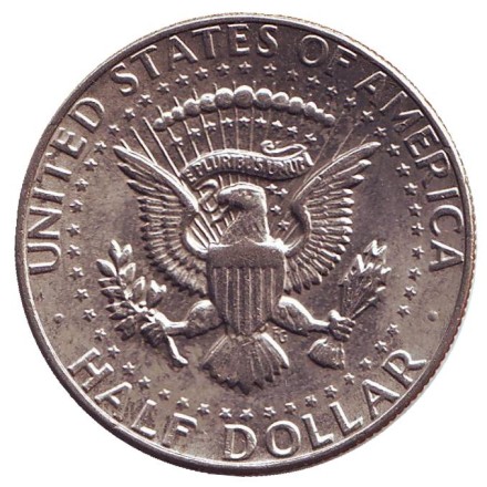 Монета 50 центов. 1984 год (D), США. Джон Кеннеди. Монета 50 центов. 1984 год (D), США. Джон Кеннеди.