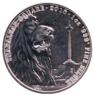 Монета 2 фунта. 2018 год, Великобритания. Трафальгарская площадь. Монета 2 фунта. 2018 год, Великобритания. Трафальгарская площадь.