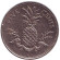 Монета 5 центов. 2005 год, Багамские острова. Ананас. Монета 5 центов. 2005 год, Багамские острова. Ананас.