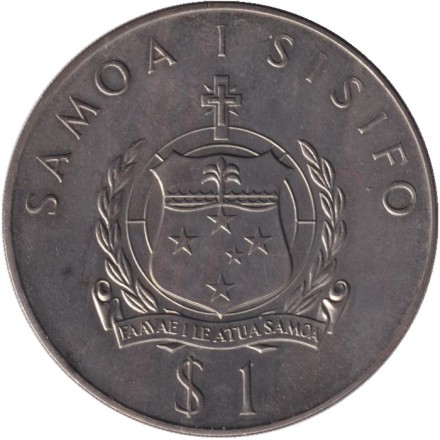 Монета 1 тала. 1978 год, Самоа. ХI Игры Содружества.