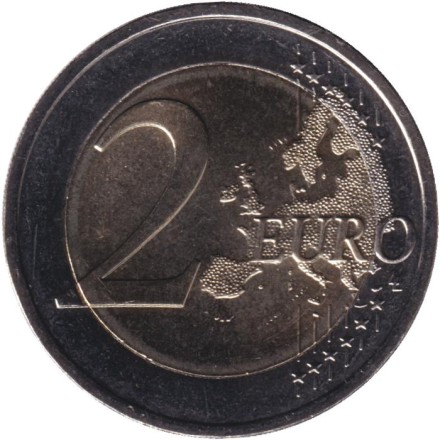 Монета 2 евро. 2025 год (G), Германия. Сааршляйфе. Саар. Монета 2 евро. 2025 год (G), Германия. Сааршляйфе. Саар.