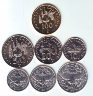 Набор монет Новой Каледонии (7 шт.). 2009-12 гг., Новая Каледония.