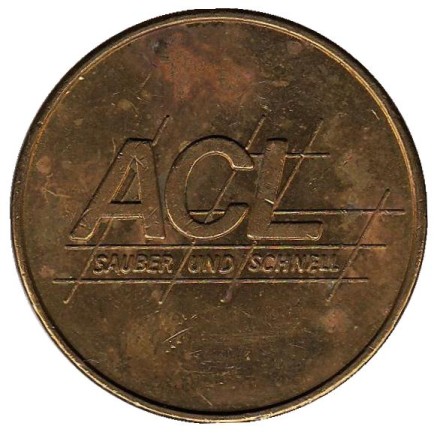 ACL. Жетон автомойки, Австрия.