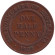 Монета 1/2 пенни. 1922 год, Австралия.