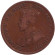 Монета 1/2 пенни. 1922 год, Австралия.