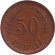 Монета 50 пенни. 1940 год, Финляндия. (медь) Монета 50 пенни. 1940 год, Финляндия. (медь)