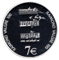 Монета 7 евро. 2013 год, Эстония. 100-летие со дня рождения Раймонда Валгре.