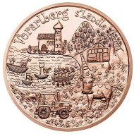 Монета 10 евро. 2013 год, Австрия. Форарльберг, федеральная земля. Монета 10 евро. 2013 год, Австрия. Форарльберг, федеральная земля.