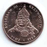 Монета 50 злотых, 1982 год, Польша. Болеслав III Кривоустый. Монета 50 злотых, 1982 год, Польша. Болеслав III Кривоустый.