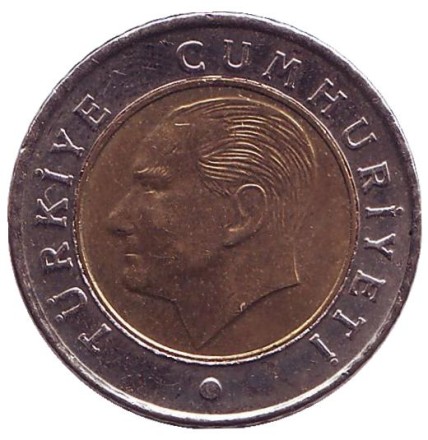 Монета 50 курушей. 2017 год, Турция. Монета 50 курушей. 2017 год, Турция.