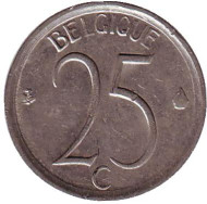 Монета 25 сантимов. 1965 год, Бельгия. (Belgique) Монета 25 сантимов. 1965 год, Бельгия. (Belgique)