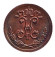 Монета 1/4 копейки. 1897 год, Российская империя.