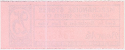 Ордер на 25 центов. Угледобывающая компания США. Шпицберген, 1915 год.